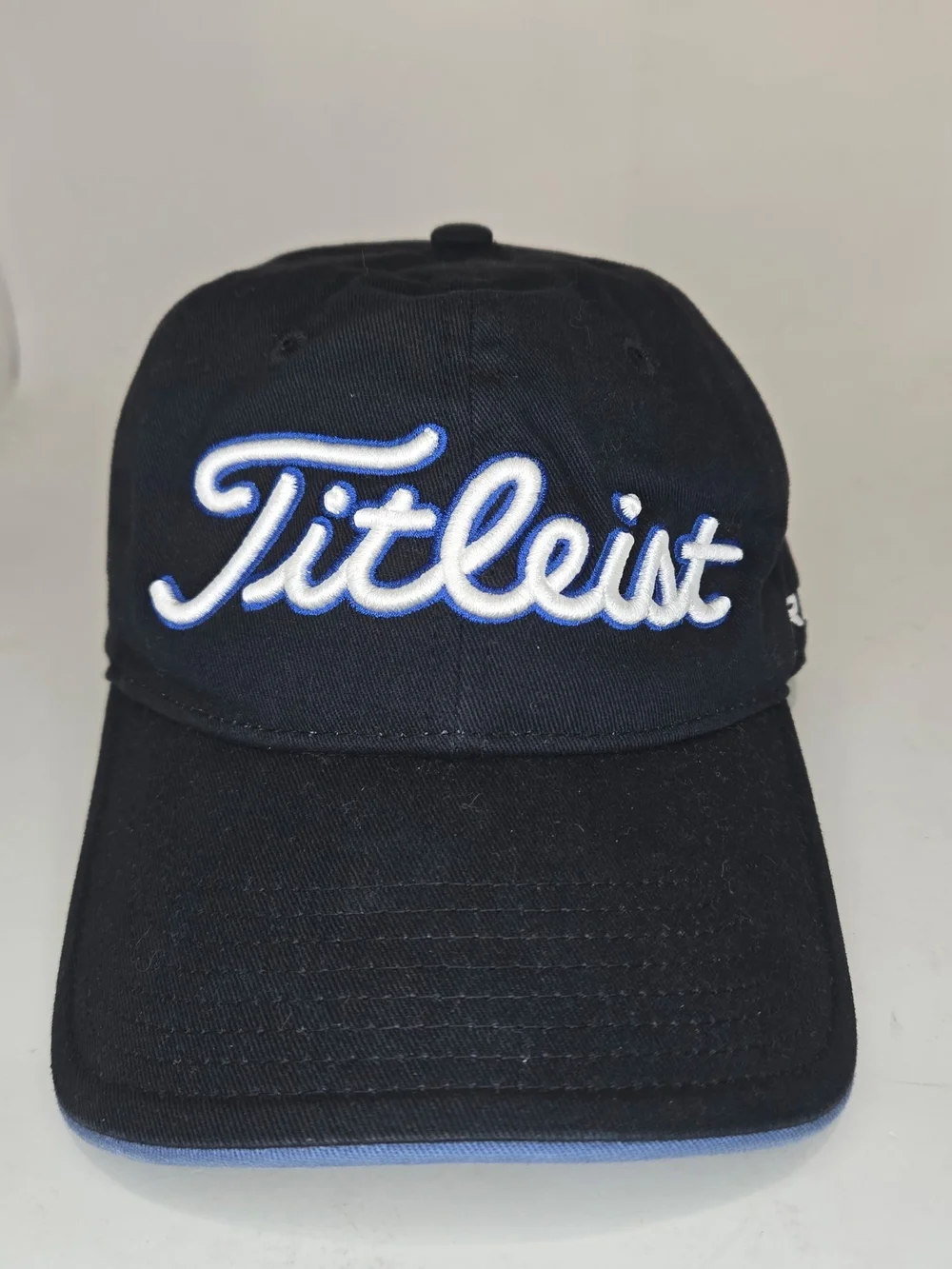 Titleist Navy and Black Golf Cap with White Logo